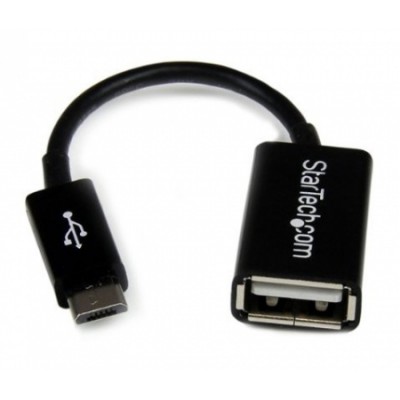 Micro USB Male to USB A Female On-The-GO Host Cable Adapter
