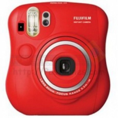 Instax Mini 25 Red Polaroid Camera