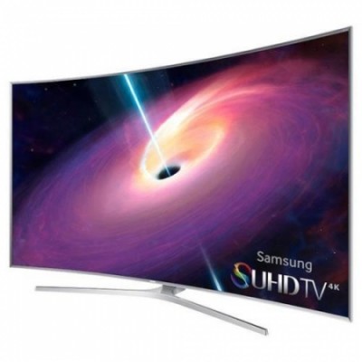 Samsung - 55" - Curved - 2160p - Smart - 3D - 4K Ultra HD TV - UN...