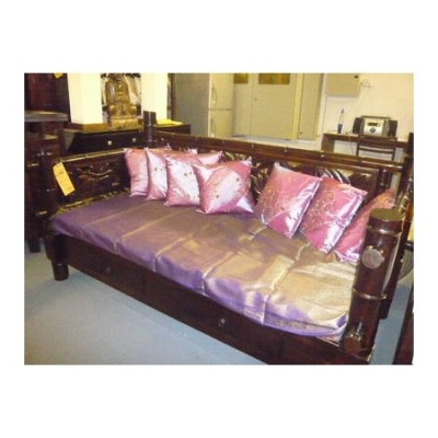 Teak Daybed Singapore Teak Sofa Bed Teak Chaise Lounge Bed with Free M...