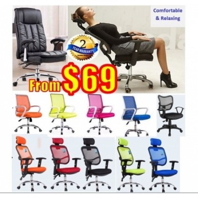 New Ergonomic Executive Office Computer Chair @ 1/2 Price from $69