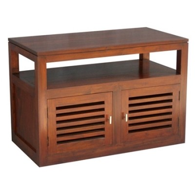 Resort-Look, Small TV Stand, Singapore Teak Wood Furniture, Minimalist...