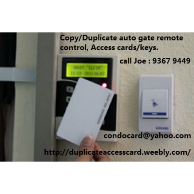 Affordable, Copy / Duplicate auto gate remote control, access cards/ke...