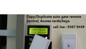 Affordable, Copy / Duplicate auto gate remote control, access cards/ke...
