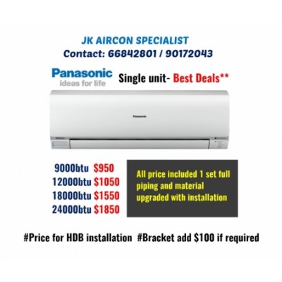 Single Unit Best Deals PANASONIC INVERTER,Interested call 66842801/901...