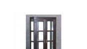 Teak Display Cabinet Glass Hutch Minimalist Design, Resort-Look, Brand...