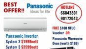 Panasonic Best Offer, call 66842801/90172043