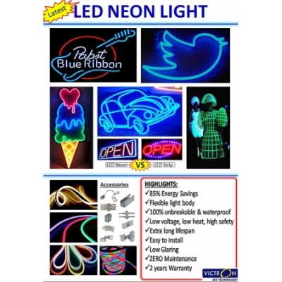 LED Neon Light (Energy Savings + Waterproof)