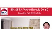 Blk 681A Woodlands Drive 62 - EA For SALE