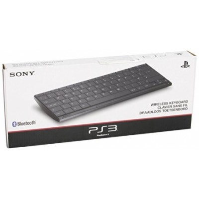 BRAND NEW - FULL BOX - Sony NO BEZEL PS3 Wireless Keyboard + Mouse - a...